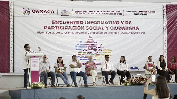 Aportan mixtecos a nueva Constitucion