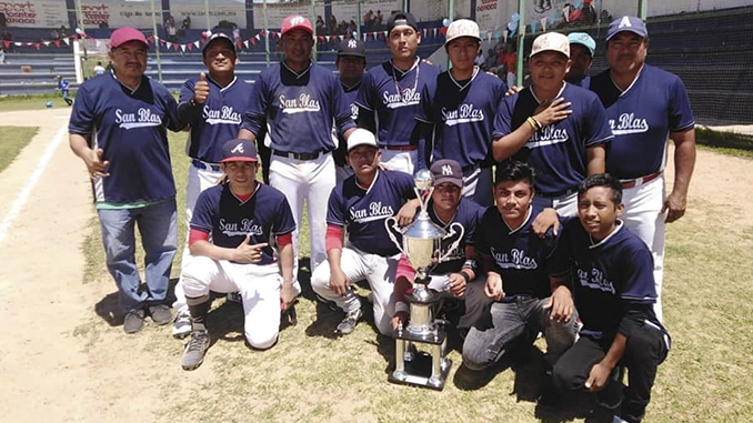 Destaca Selección San Blas Atempa en Liga De Béisbol Eduardo Vasconcelos en Oaxaca