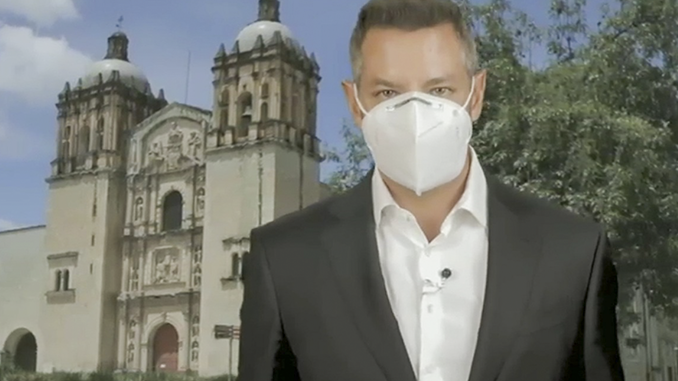 Convoca Alejandro Murat a sumarse al reto 40 días por Oaxaca con el uso correcto del cubrebocas