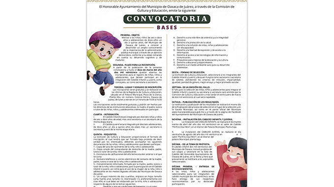 Convocatoria Oaxaca