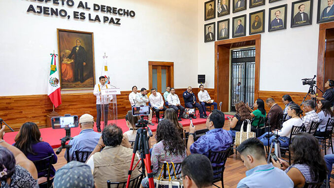Apoyo a cadete de Oaxaca
